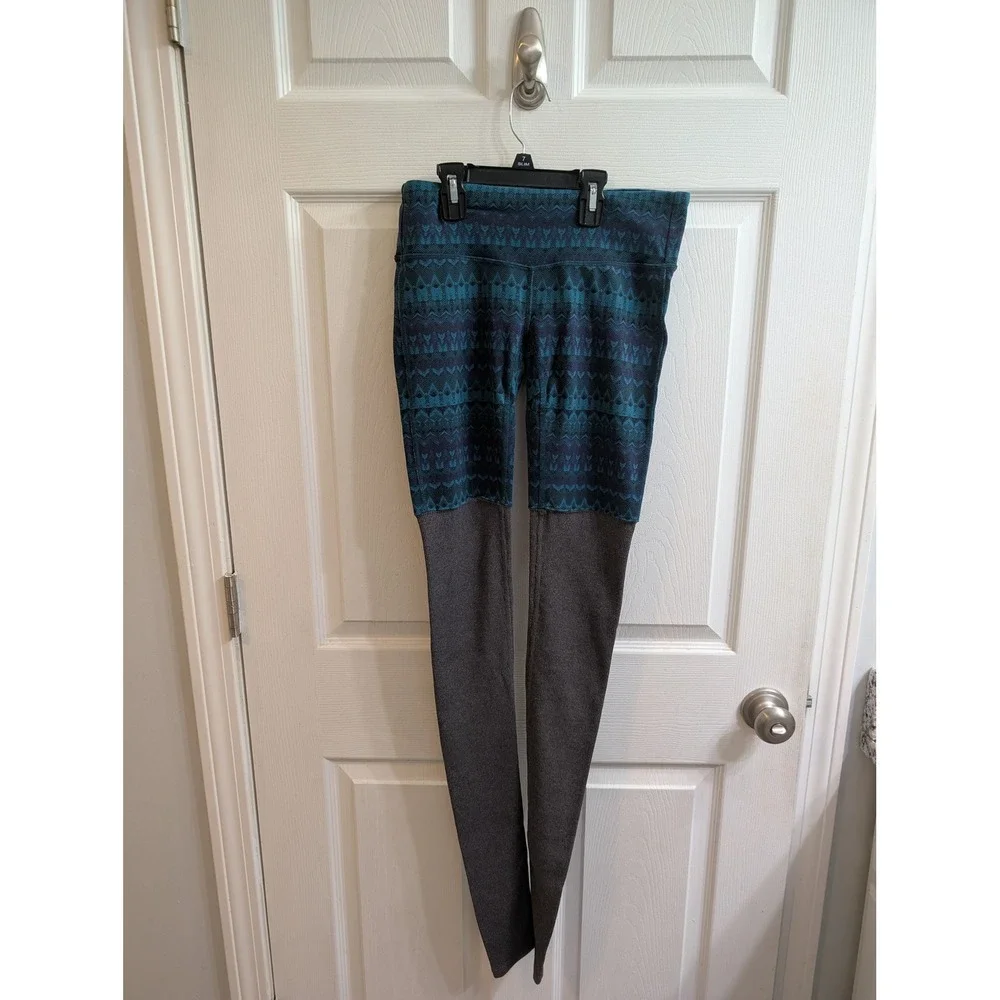 Alo‎ Yoga Women's Graphic Leggings Aztec Print High Waist Activewear - Size S